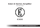 Eden E300 NEVER COMPROMISE Owner's manual