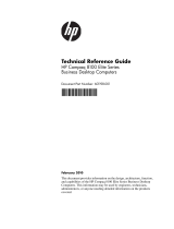 HP COMPAQ 8100 ELITE SMALL FORM FACTOR PC Technical Reference