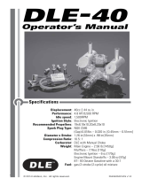 DLE Engines DLEG0040 Owner's manual