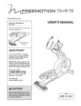 NordicTrack TEL07911.3 User manual