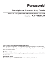 Panasonic KXPRW120 Operating instructions