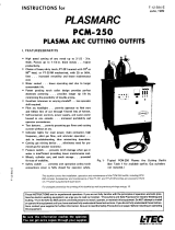 ESAB Plasmarc PCM-250 Plasma Arc Cutting Outfits Troubleshooting instruction
