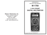 Elenco M1750 Owner's manual