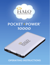 Halo Pocket Power 10000 Operating Instructions Manual