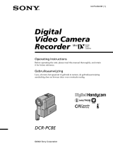Sony DCR-PC8E User manual