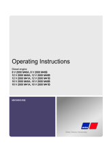 MTU 12 V 2000 M41B Operating Instructions Manual