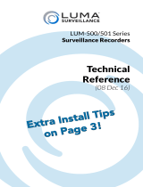 Luma Surveillance LUM-500-NVR-4CH Owner's manual