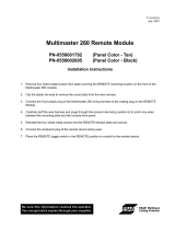 ESAB Multimaster 260 Remote Module Installation guide