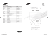 Samsung PS60E8000GM Owner's manual