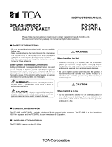 TOA PC-3WR User manual