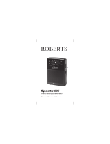 Roberts Sports 925 (R9925) User manual