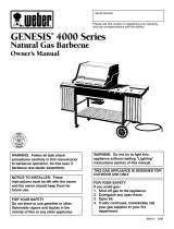 Weber Genesis 4000 NG Owner's manual