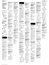 Sony SRF-M97 Operating instructions