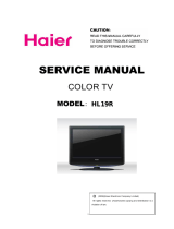 Haier HL19R - 19" LCD TV User manual