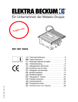 Elektra Beckum 091 001 8442 User manual
