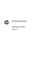 HP ePrint Enterprise Single Server 1000 E-LTU User guide