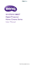 BenQ W1080ST User manual