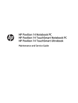 HP Pavilion Touch 14-n200 Notebook PC series User guide