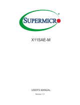 Supermicro X11SAE-M User manual