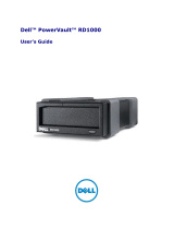 Dell PowerVault RD1000 User manual