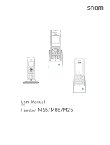 Snom m25 User manual