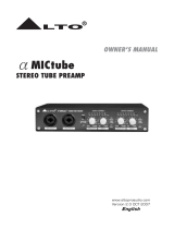 Alto ? MICtube Owner's manual