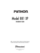 Python 791 XV Installation guide