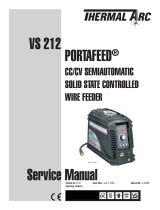 ESAB VS 212 PORTAFEED® CC/CV Semiautomatic Solid State Controlled Wire Feeder User manual