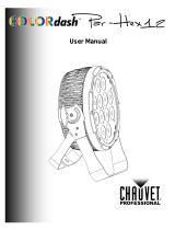 Chauvet COLORdash Par-Hex 12 User manual
