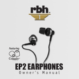 RBH Sound EP2 Noise Isolating Earphones Owner's manual
