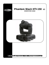 SHOWTEC Phantom Wash HTI-150 v2 User manual