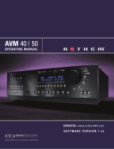 Anthem AVM 40 User manual