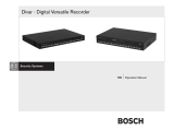 Bosch Divar Operating instructions