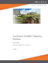 Arris Touchstone TG1682G Telephony Gateway User manual