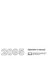 Husqvarna 2095 User manual