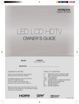 Hitachi LE39E407 Owner's manual