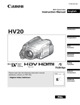 Canon HV20 Owner's manual