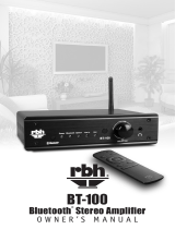 RBH Sound BT-100 Owner's manual