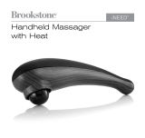 Brookstone iNEED Handheld Massager with Heat User manual