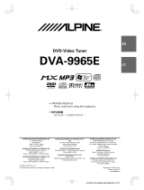 Alpine DVA-9965E User manual