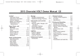 Chevrolet 2013 VOLT Owner's manual