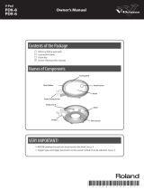 Roland PDX-6 Owner's manual