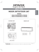 Hitachi RAS-08BH5 User manual