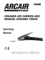 Arcair CSK4000 Air Carbon-Arc User manual