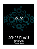 Sonos ZonePlayer S5 Owner's manual