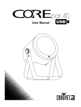 CHAUVET DJ CorePar 40 USB LED COB Parcan User manual