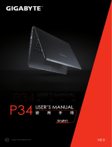 Gigabyte P34W V4 User manual
