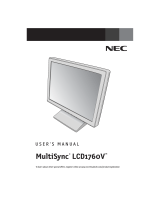 NEC LCD1760V User manual