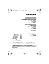 Panasonic KXTG6052 Operating instructions