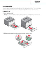 Lexmark E460DW Printing Manual